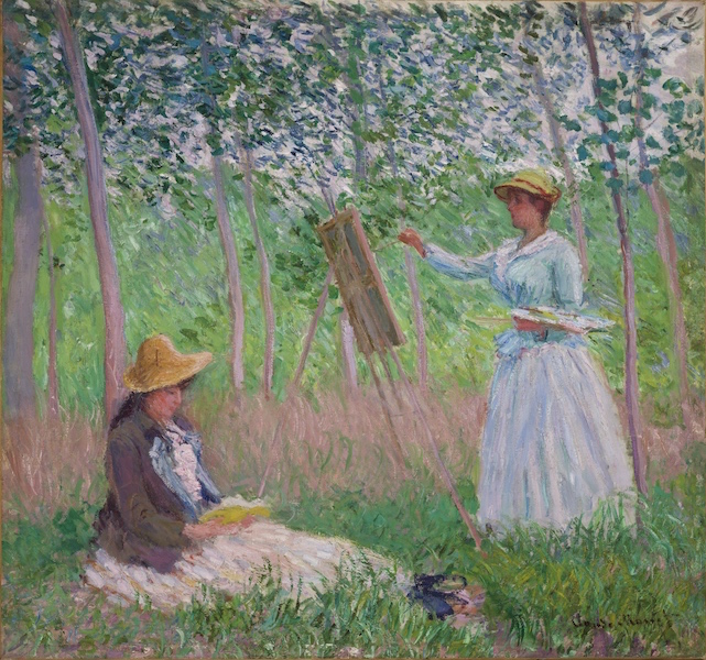 In The Woods At Giverny, Claude Monet.