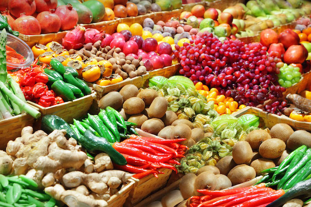 Fruits et légumes de Provence.