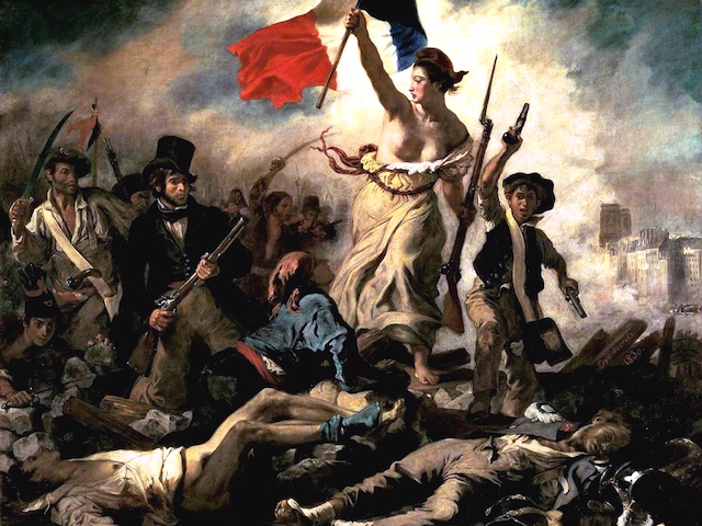 Liberté Guidant Le Peuple - Eugène Delacroix, 1830.