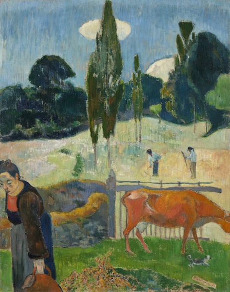 The Red Cow, Paul Gauguin.