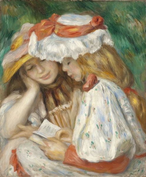 Two Girls Reading, Pierre-Auguste Renoir.